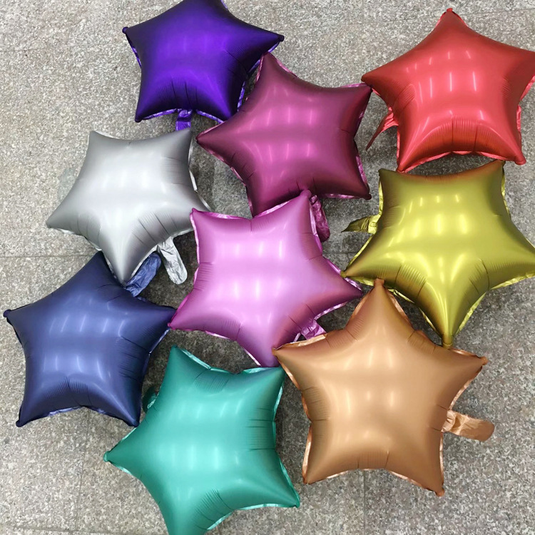 Bóng tim sao tráng nhôm màu chrome (45cm)