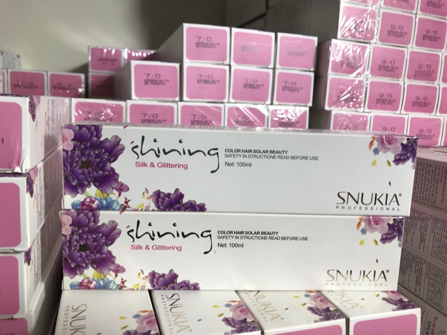 Màu nhuộm tóc VÀNG SÁNG Snukia 100ml