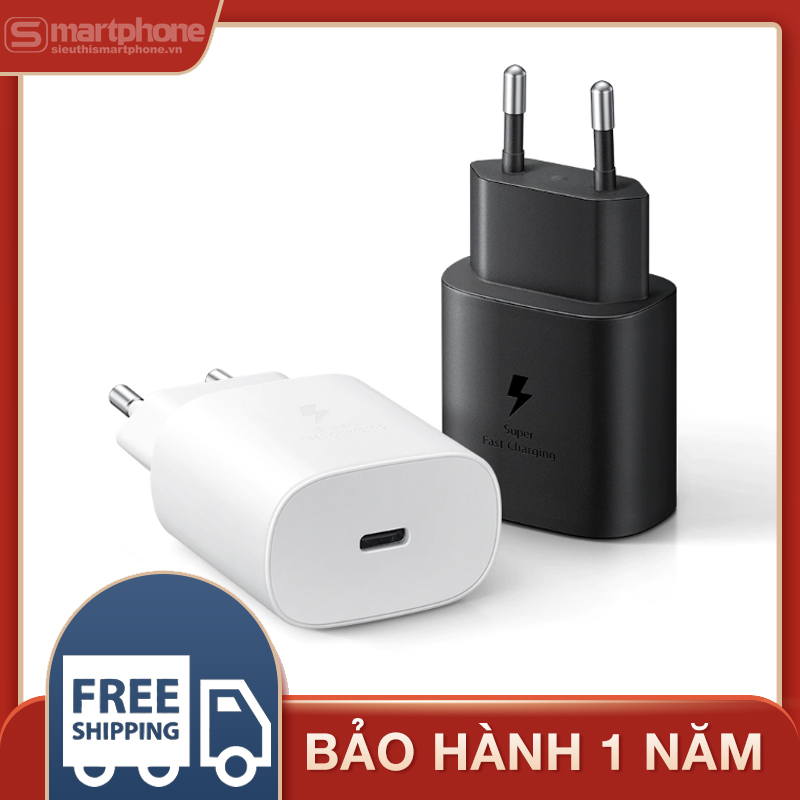 Củ sạc nhanh Samsung 25W dành cho Note 9-Note10- Note 20-Note20Ultra-S20-S20Plus-S20Ultra - Hàng chính hãng bảo hành 6 tháng