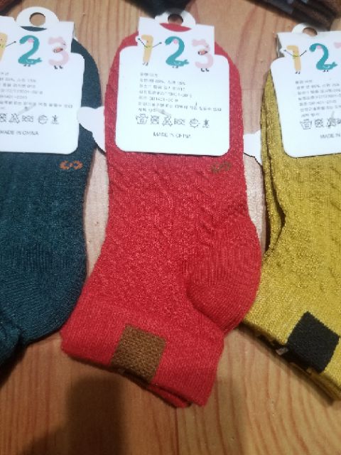 Set 10 Đôi Tất Len Gân Cho Bé 123( 10 Đôi )