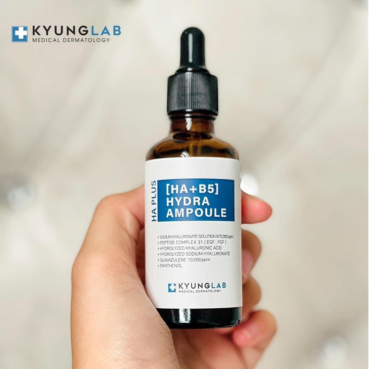 Serum Cấp Ẩm Căng Bóng Da KyungLab HA + B5 Hydra Ampoule - 50ml