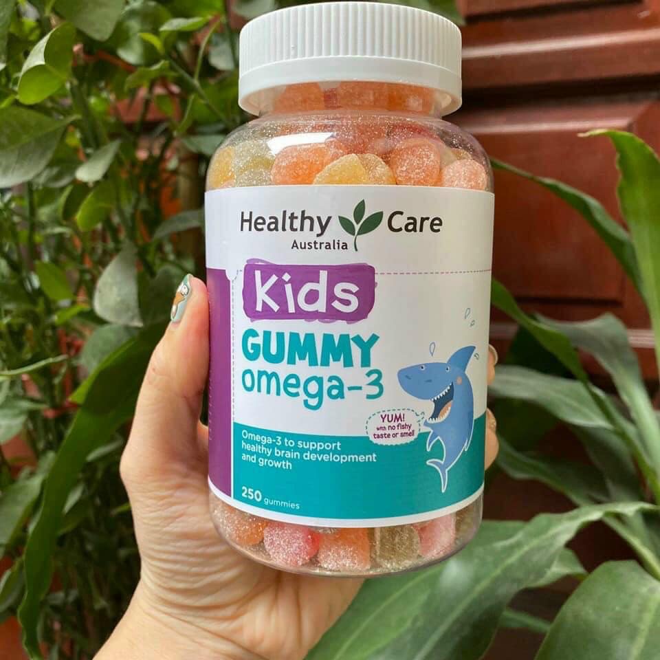 Kẹo dẻo gummy healthy care 250 viên - gummy omega 3