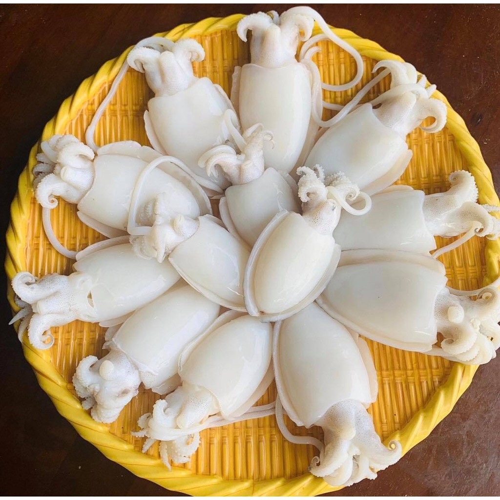 ✆  Mực Bầu 1KG ( Nang Nút)