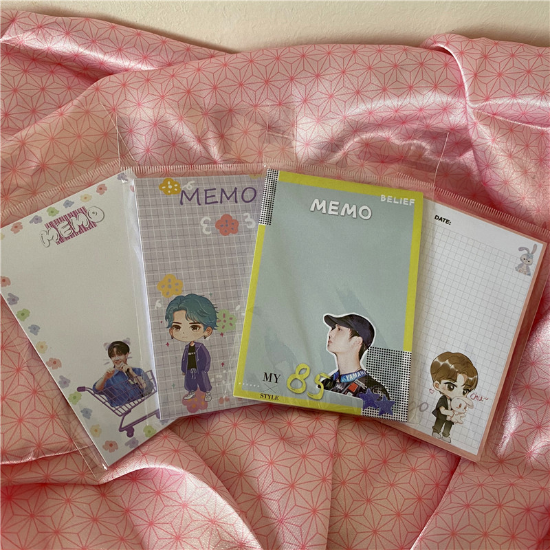 [Có sẵn] Set giấy note Vương Nhất Bác Wang Yi Bo