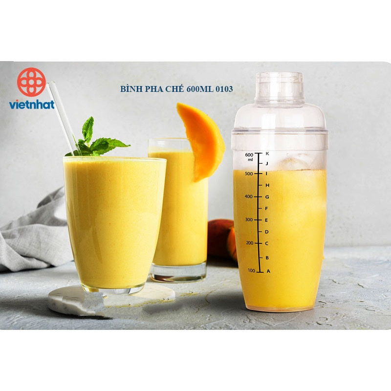 Bình Pha Chế Cocktail Shaker nhựa Việt Nhật