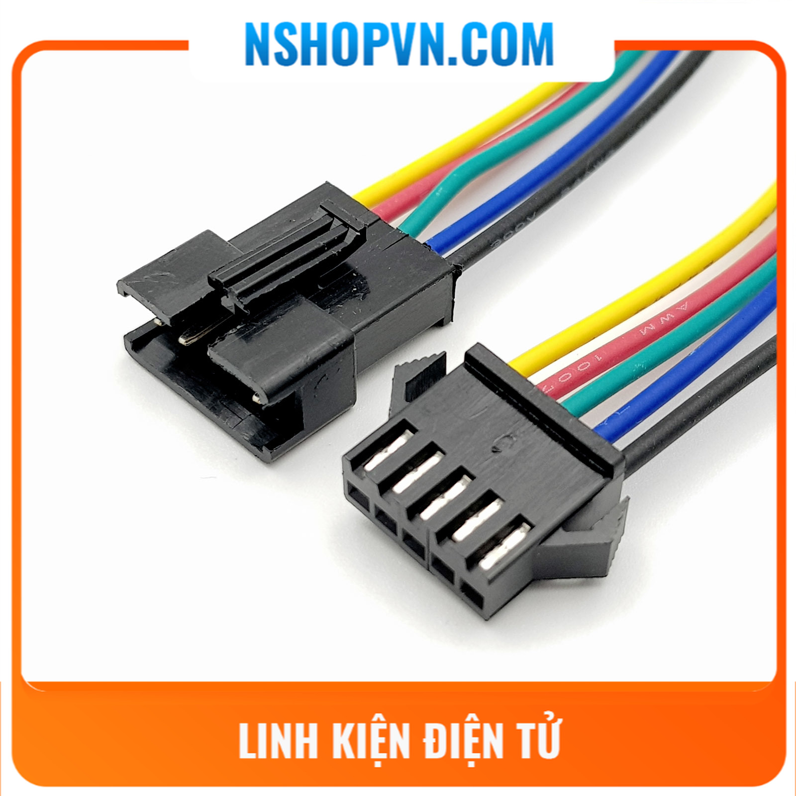 Cặp Jack kết nối đực cái 2.54mm dài 40cm SM-2P / 3P / 4P / 5P / 6P