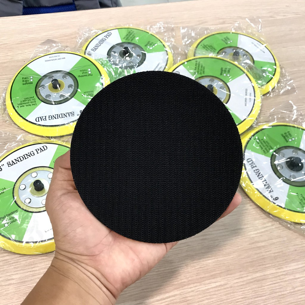 Đế máy chà nhám hơi tròn 5",6"(125mm, 150mm)