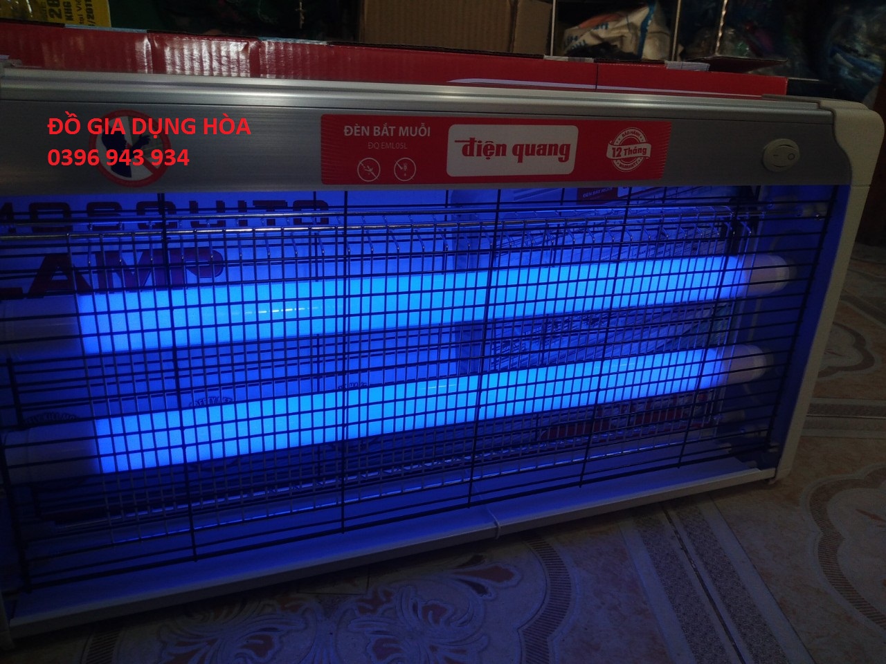 [NGĂN CHẶN CORONA] Đèn bắt muỗi Điện Quang EML05L 40m2 KT (45*23*5cm)