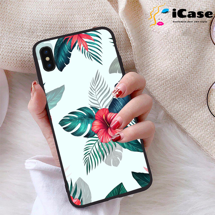 Ốp lưng iPhone Xs Max viền dẻo TPU BST Hoa