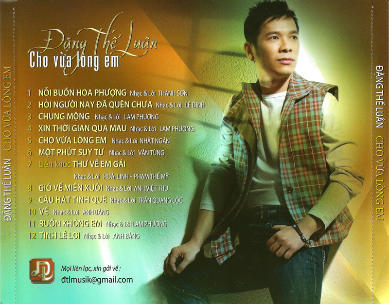 Cho Vừa Lòng Em - Đặng Thế Luân (ĐTLCD)