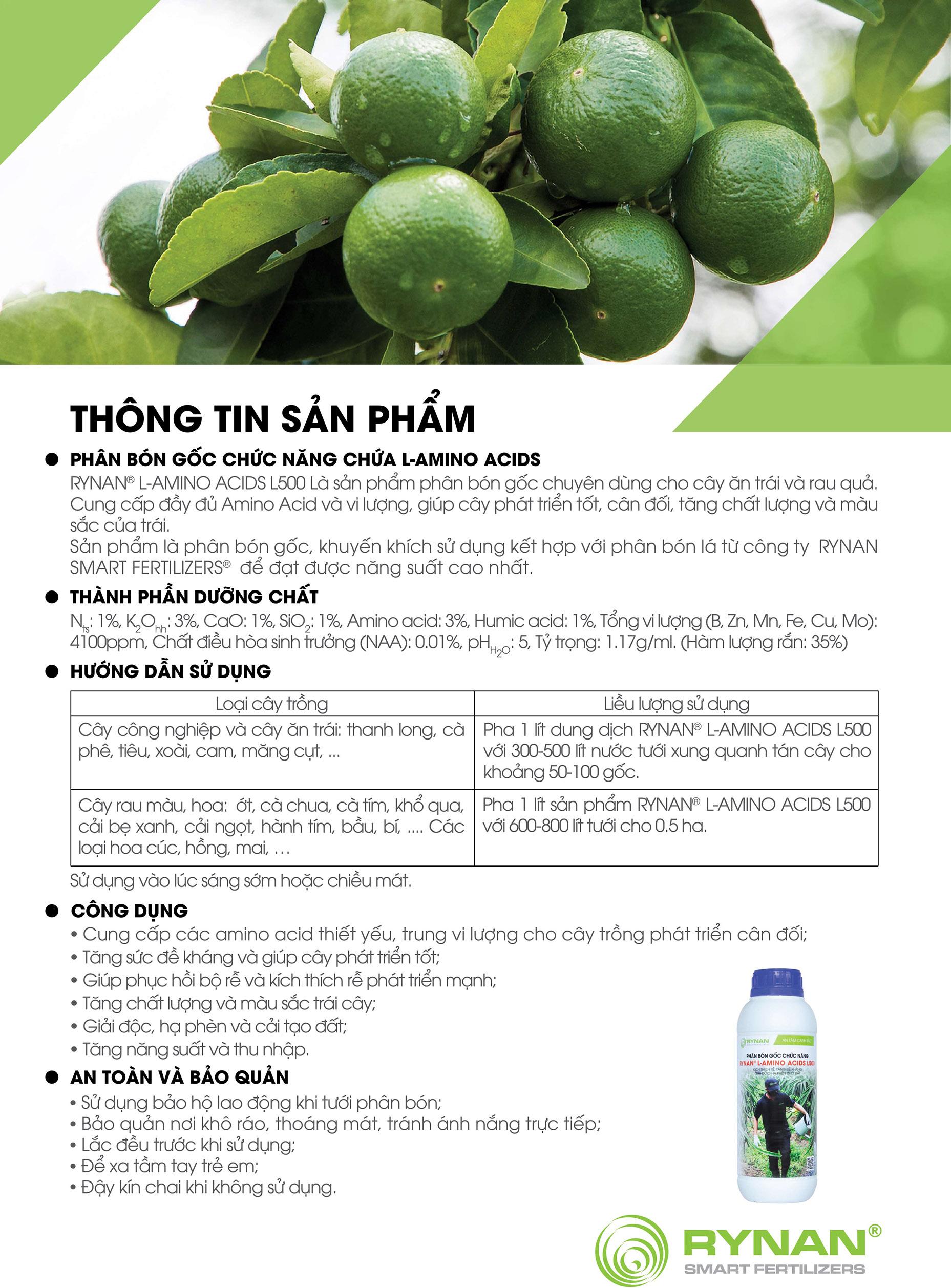 Phân Bón Thông Minh - Phân bón lá - Chitosan L500(100ml)
