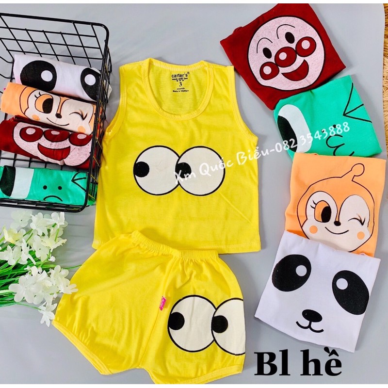 [Mã FAMAYFA2 giảm 10K đơn 50K] Combo 5 bộ ba lỗ 3-14kg