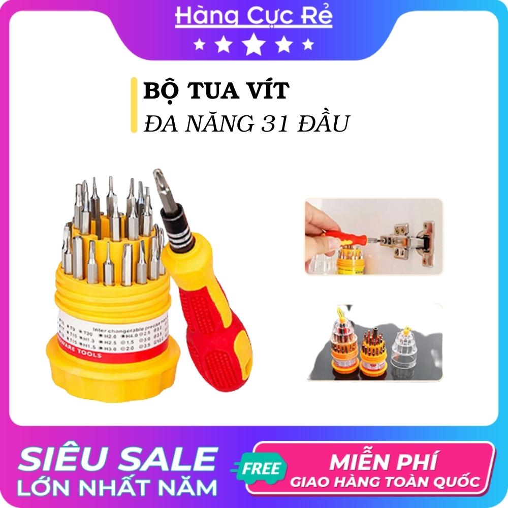 Bộ Tua Vít đa năng 31 đầu có kèm hộp đựng tiện dụng – Bộ tua vít thép cao cấp chuyên dụng sửa chữa – HCR31IN1 Shop Hàng Cực Rẻ