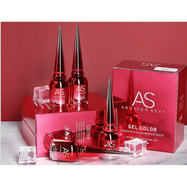 Sơn Gel As BASE TOP 15ML - Chai đỏ