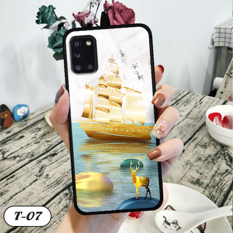 Ốp lưng kính 3D Samsung GALAXY A31