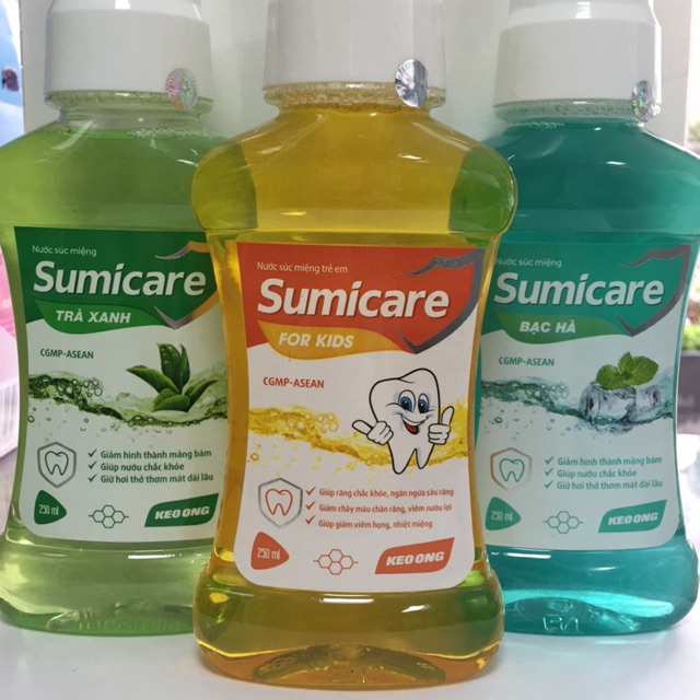 [HCM](CHÍNH HÃNG) Nước súc miệng SUMICARE chai 500ml
