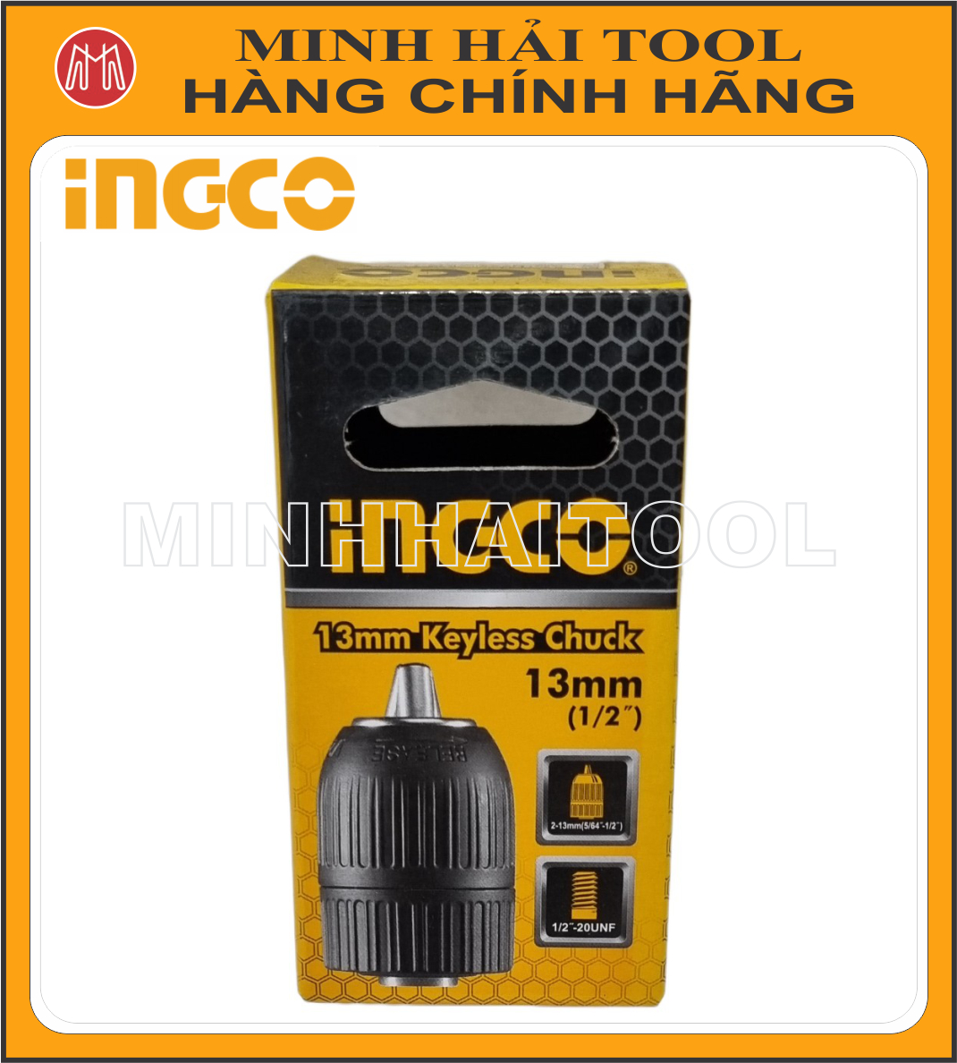 Đầu khoan tự động 13mm INGCO KCL1301