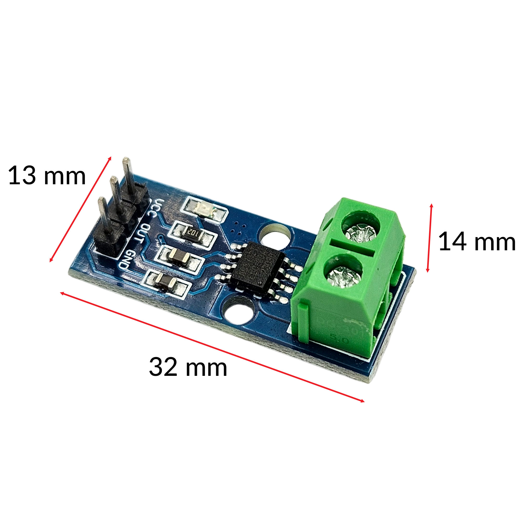Cảm Biến Dòng Điện Hall ACS712 30A