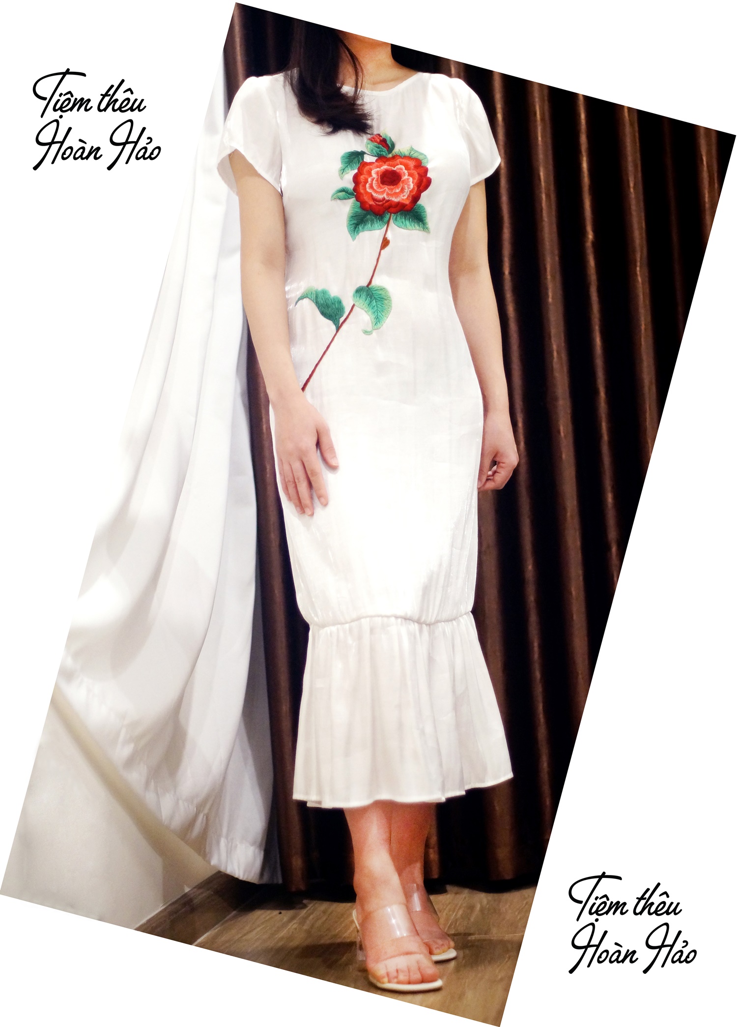 Váy Đầm kiểu nữ Thiết Kế DK01002 Cao Cấp Chất Truyền Thống
