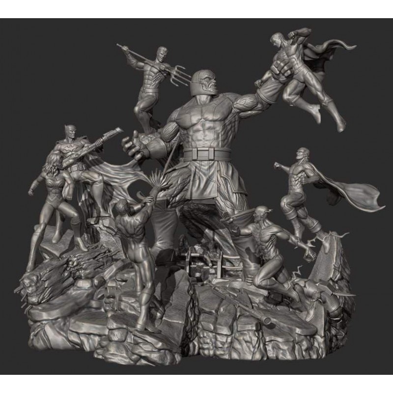 File in 3D Justice League vs Darkseid