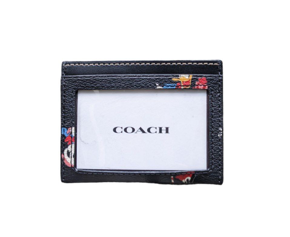 Ví Coach Card Case In Signature Canvas ( CN 032 )