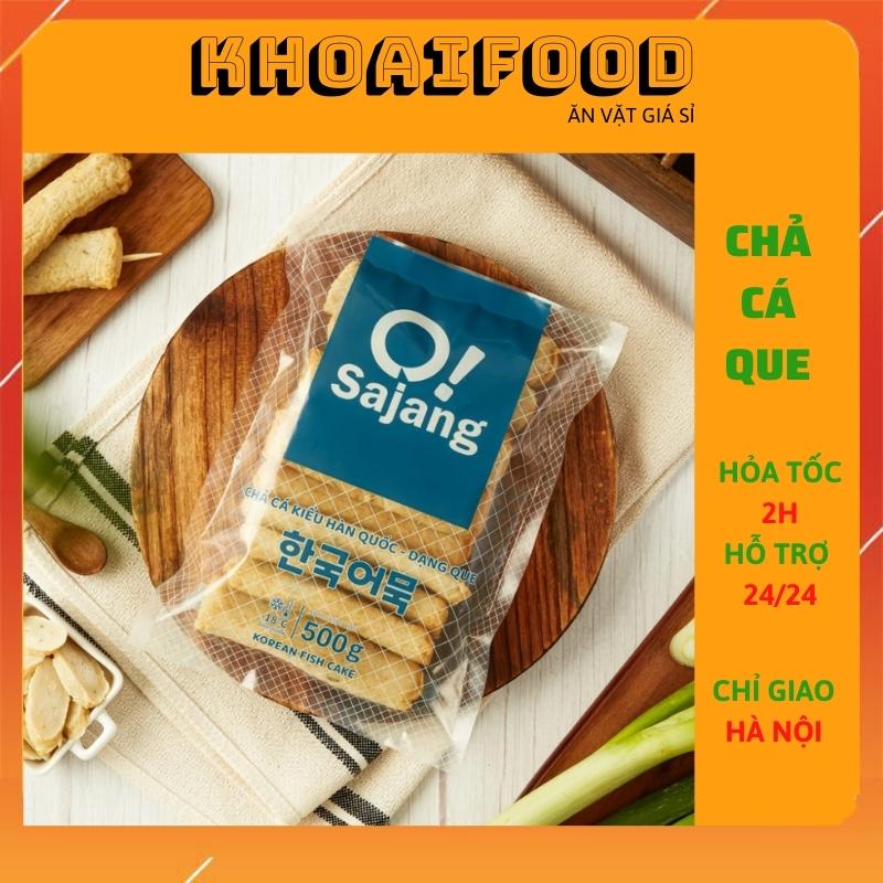 Chả cá Hàn Quốc dạng que Osajang thả lẩu tokbokki, chiên ăn vặt đều ngon