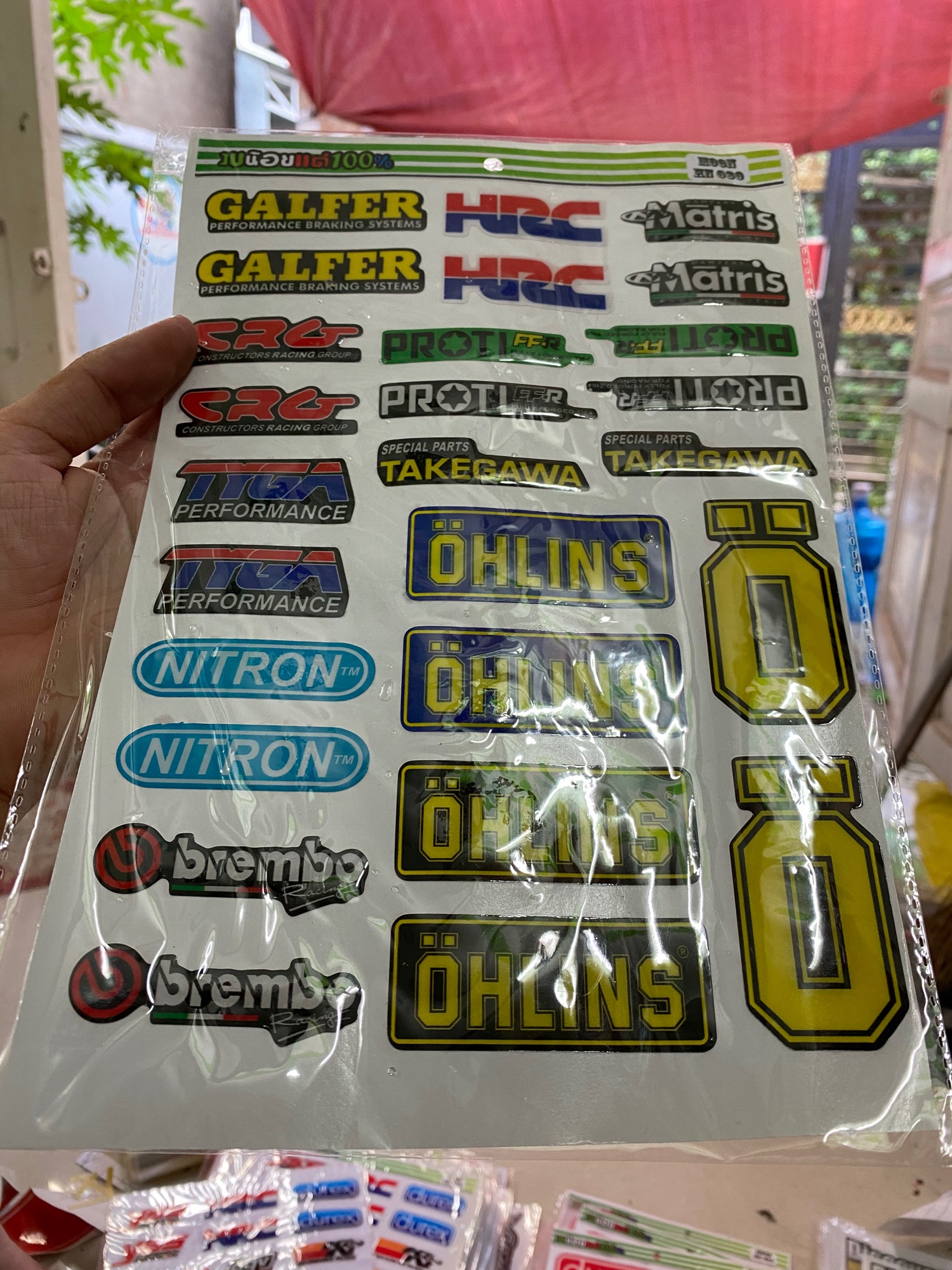 Combo full set Tem logo dán trang trí xe máy 01
