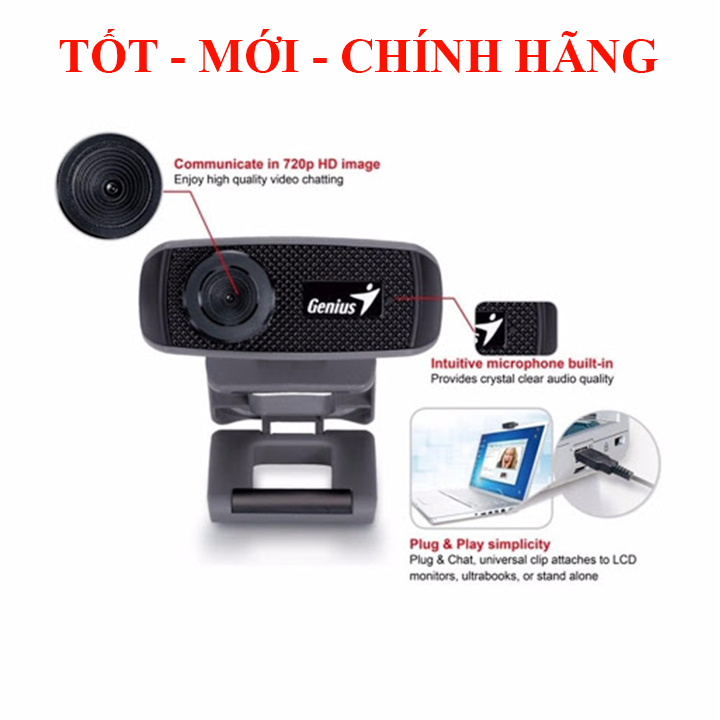 Webcam HD 720p Genius Facecam 1000x