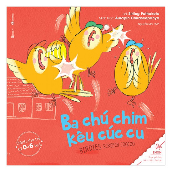 Sách - ehon - ba chú chim kêu cúc cu