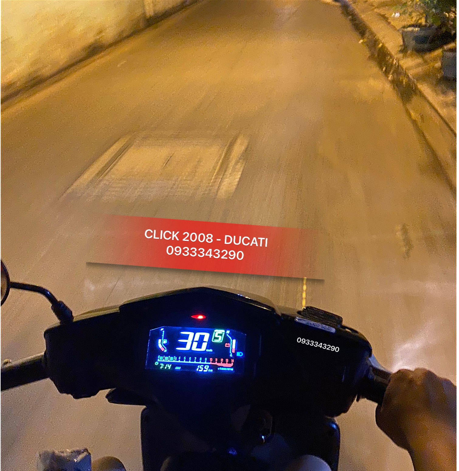 Trọn Bộ Bợ Cổ CLICK 2008 - Chế Đồng Hồ Ducati