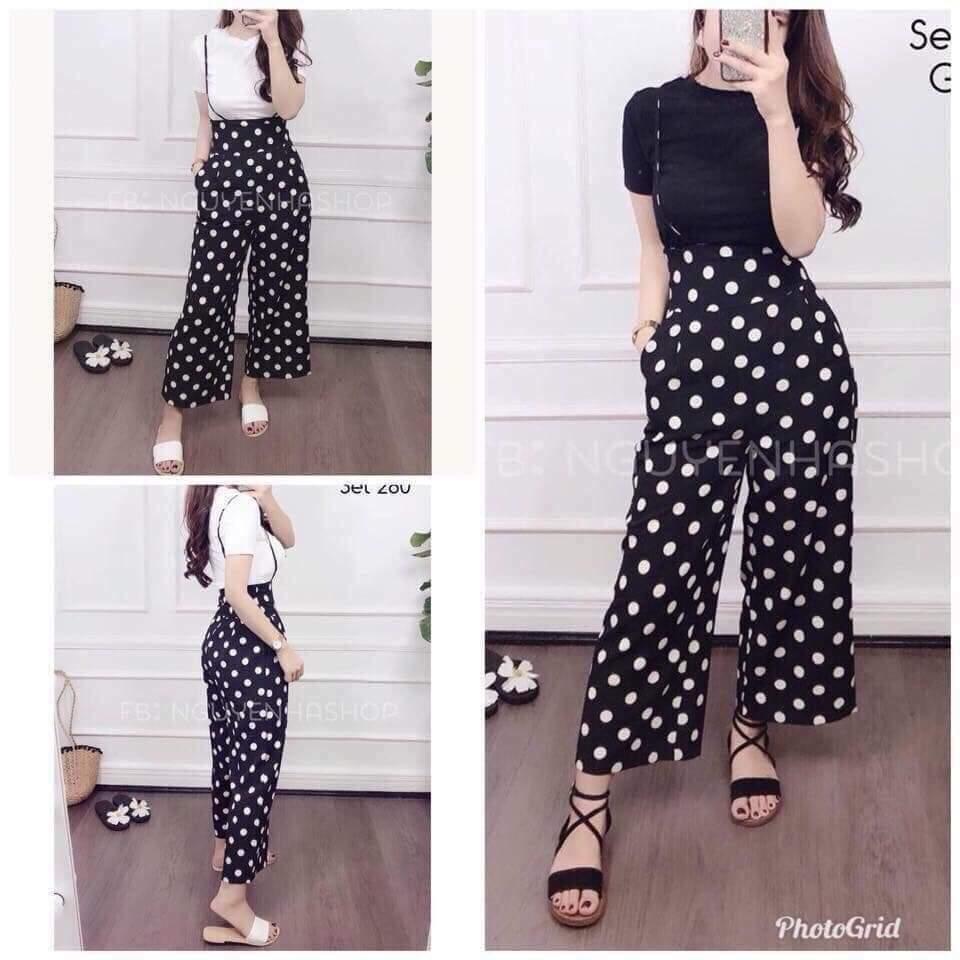 [HCM]Set jum bộ  chấm bi  nữ -MTB