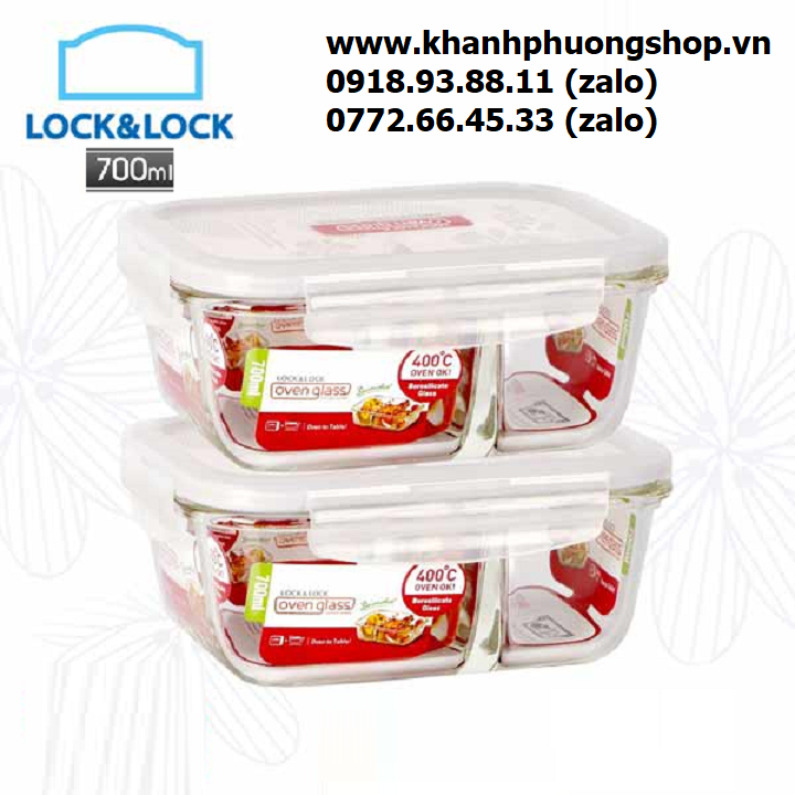 [HCM]hộp lock&lock 2 ngăn - hộp lock&lock 2 ngăn