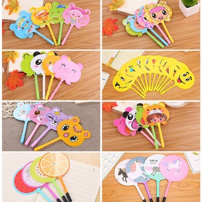 Bút quạt dễ thương ngòi bút bi đầu đạn