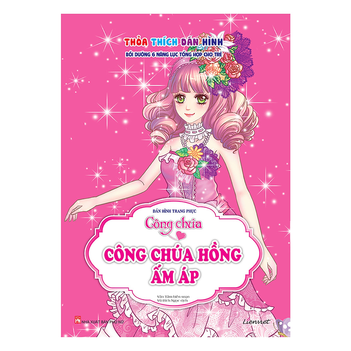 Dán hình trang phục công chúa - công chúa hồng âm áp