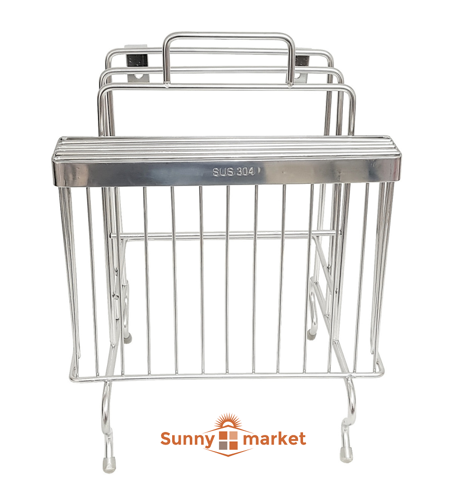 Kệ dao 2 thớt inox 304 cao cấp