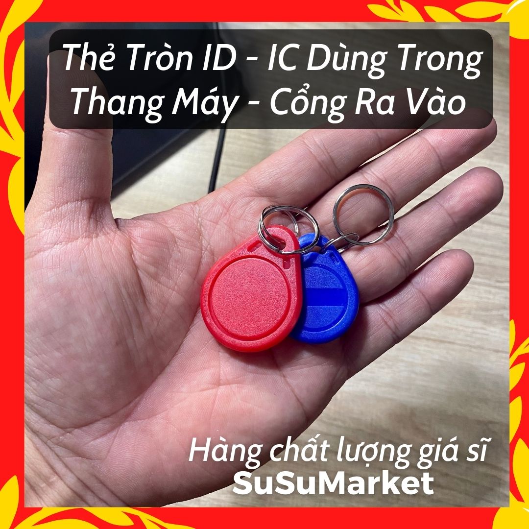 Thẻ từ ID 125 KHz và IC 13.56 Mhz [Thẻ & Móc Khoá]