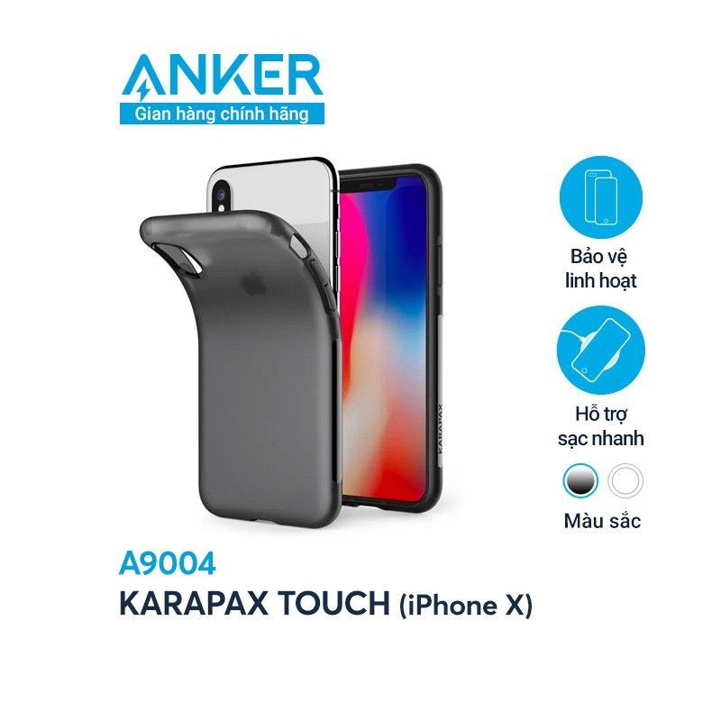 Ốp lưng cao cấp ANKER Karapax Touch cho iPhone X