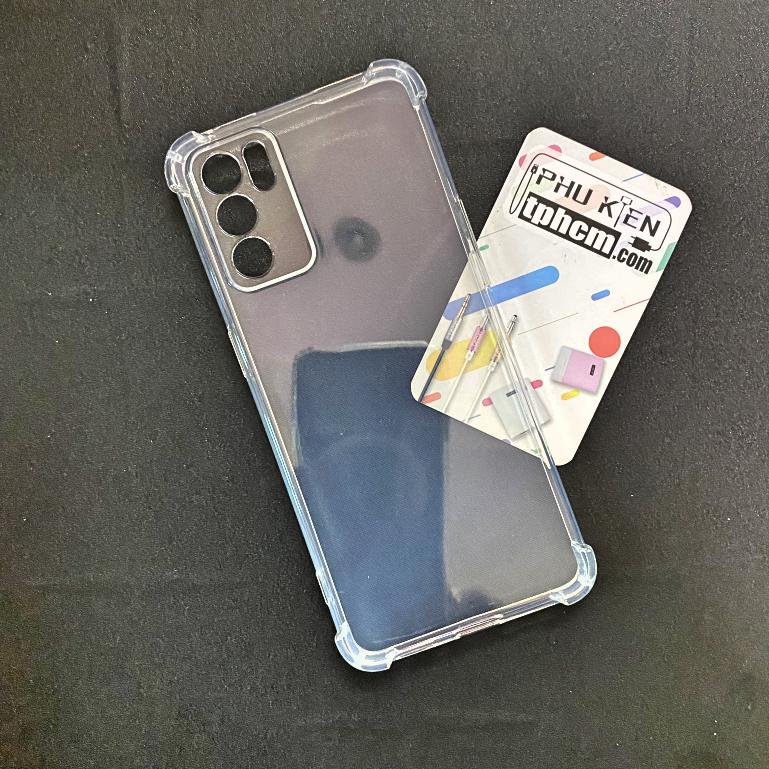 Ốp lưng Oppo Reno 6 5G dẻo Trong suốt Chống sốc