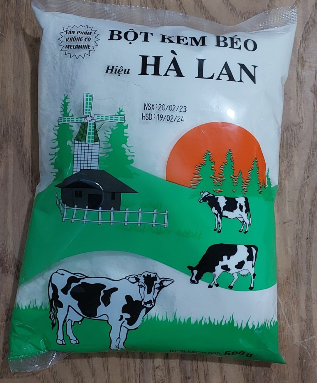 Combo 10 bịch - Bột kem béo pha chế hiệu Hà Lan gói (500g/bịch)