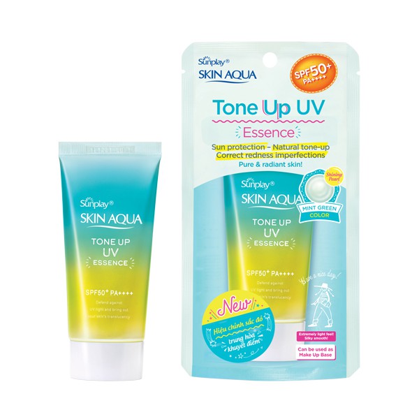 Sữa chống nắng kiềm dầu nâng tông Sunplay Skin Aqua Tone Up UV Milk 50g