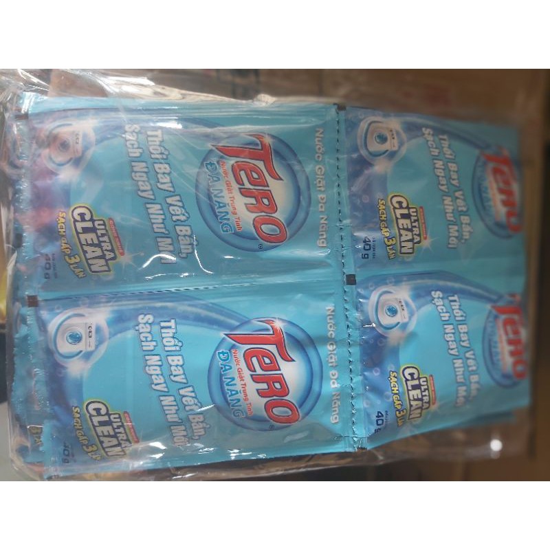 Nước giặt Tero 40g (sạch gấp 3 lần) , bảo vệ da tay
