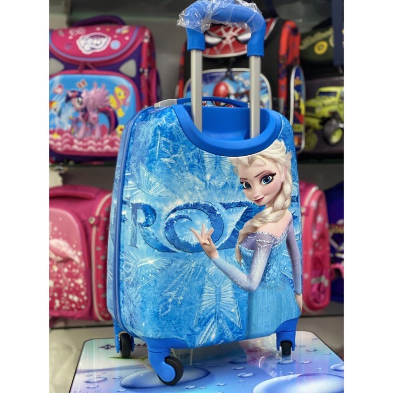 Vali Elsa Cho Bé Size 18 Inch, In Hình 2 Mặt (Có Sẵn)