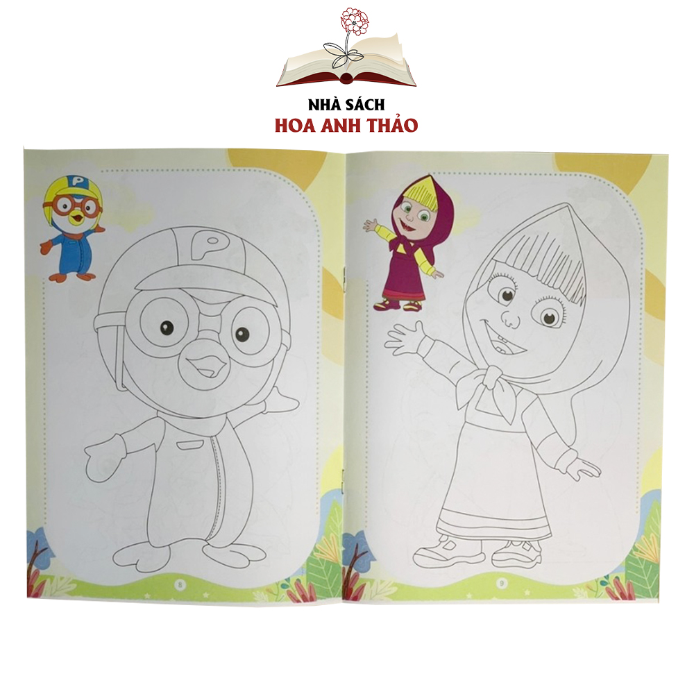Sách - Bé Tô màu nhiều chủ đề tự chọn