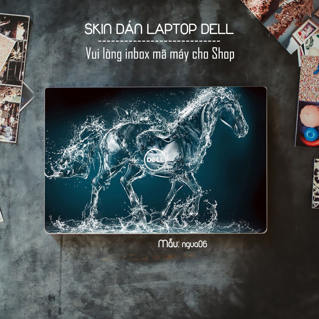 Skin dán Laptop Dell in hình Con ngựa