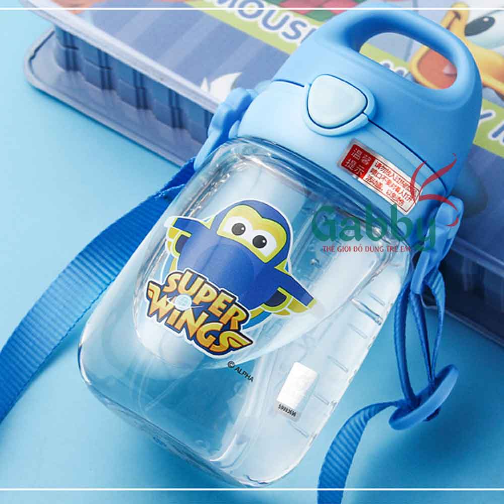 BÌNH NƯỚC 350ML (Hình Captain/ Spiderman/ Mickey/ Minnie/ Sofia/ Super Wings)