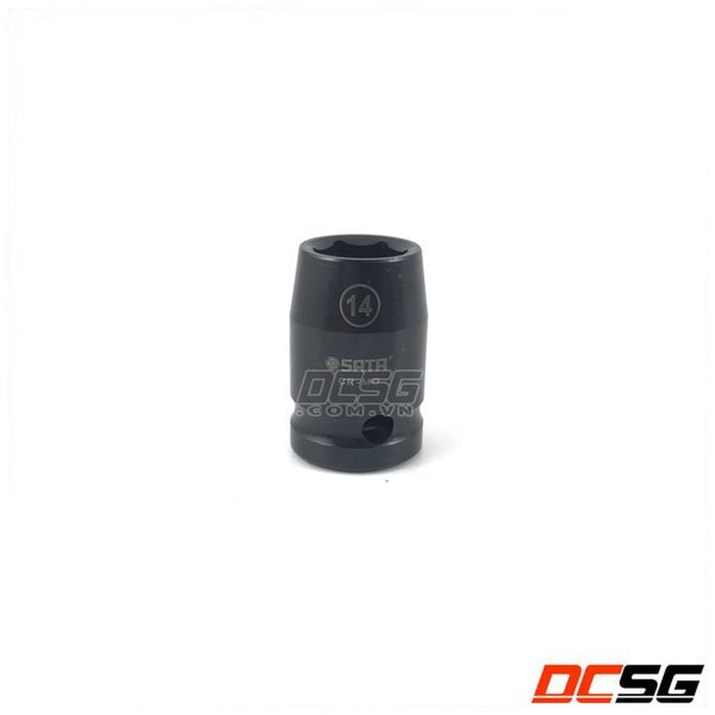 Đầu tuýp đen 6 cạnh 14mm Sata 1/2in 34307
