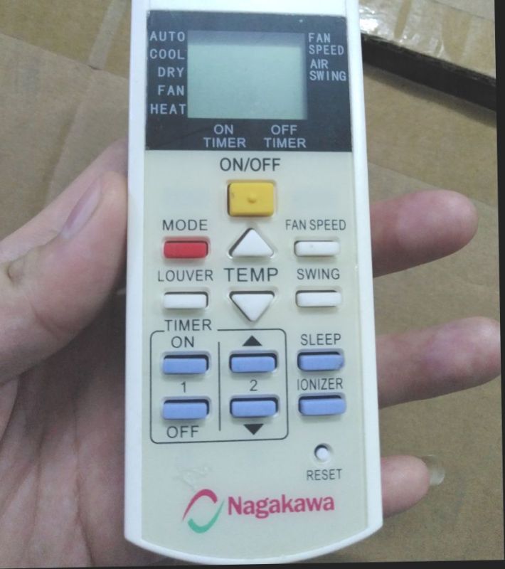 remote điều khiển máy lạnh nagakawa