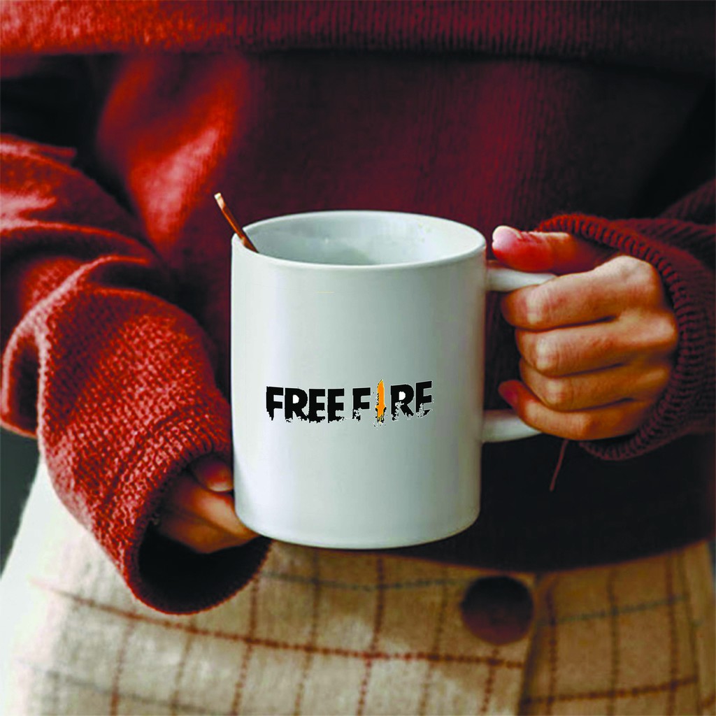 Ly cốc sứ in hình Free Fire game dễ thương tiện lợi