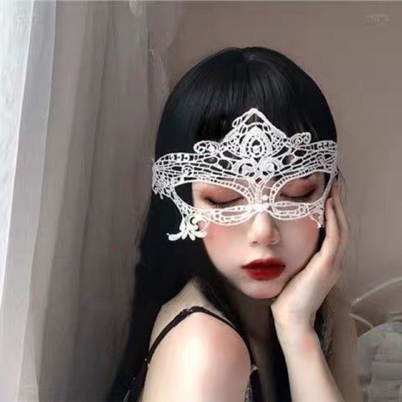 Mặt Nạ Bịt Mắt Ren Hóa Trang - Phụ Kiện Cosplay - E002