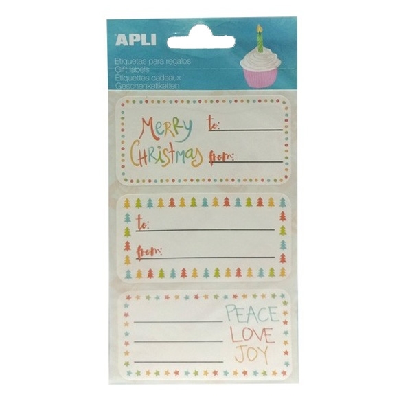 Nhãn Tên Merry Christmas APLI -14400